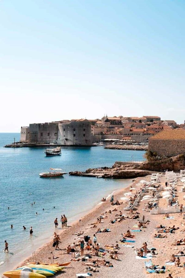 Plage Dubrovnik - Tailormade Travels - Organisateur de voyage sur mesure